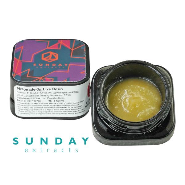 Sunday - Melonade - 3g Live Resin Badder