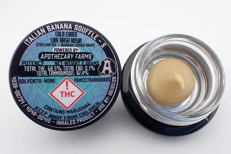 Italian Banana Souffle Live Hash Rosin - S 2G