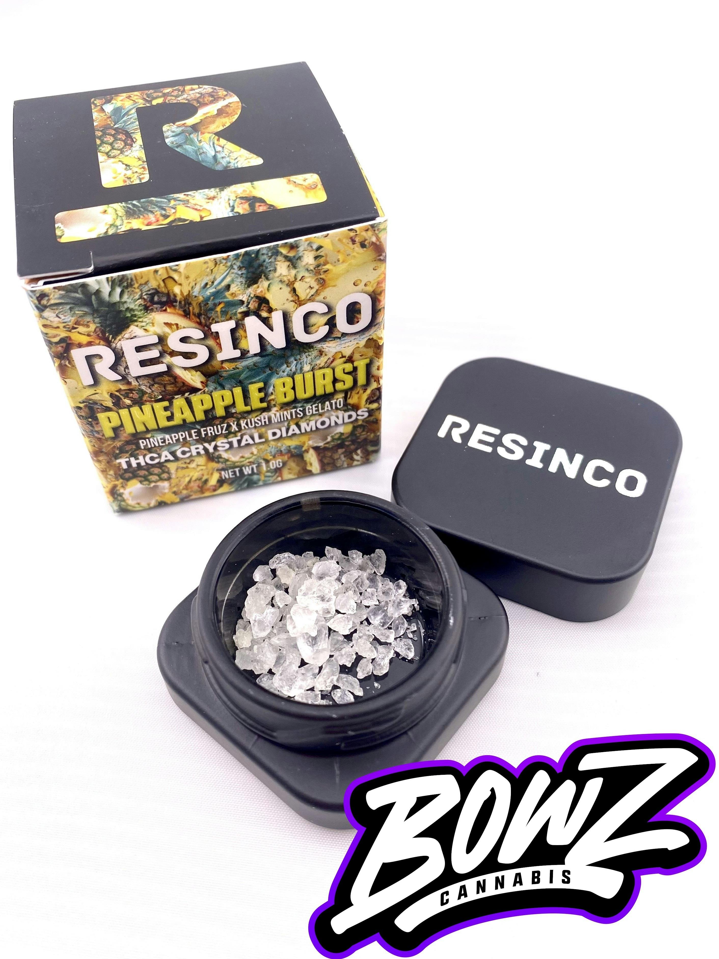 Resinco - Live THCA Crystal Diamonds - (1g) - **PINEAPPLE BURST** (3/$35)