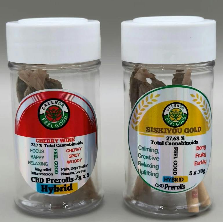 Green Dr. - 5pk .7g CBD Mini Prerolls - (3.5g) - Sativa - **LEMON HAZE**