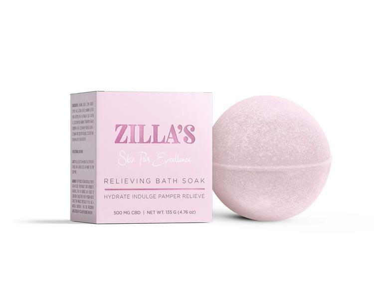 Zilla's - CBD Bath Bomb - (500mg) - **ROSE**