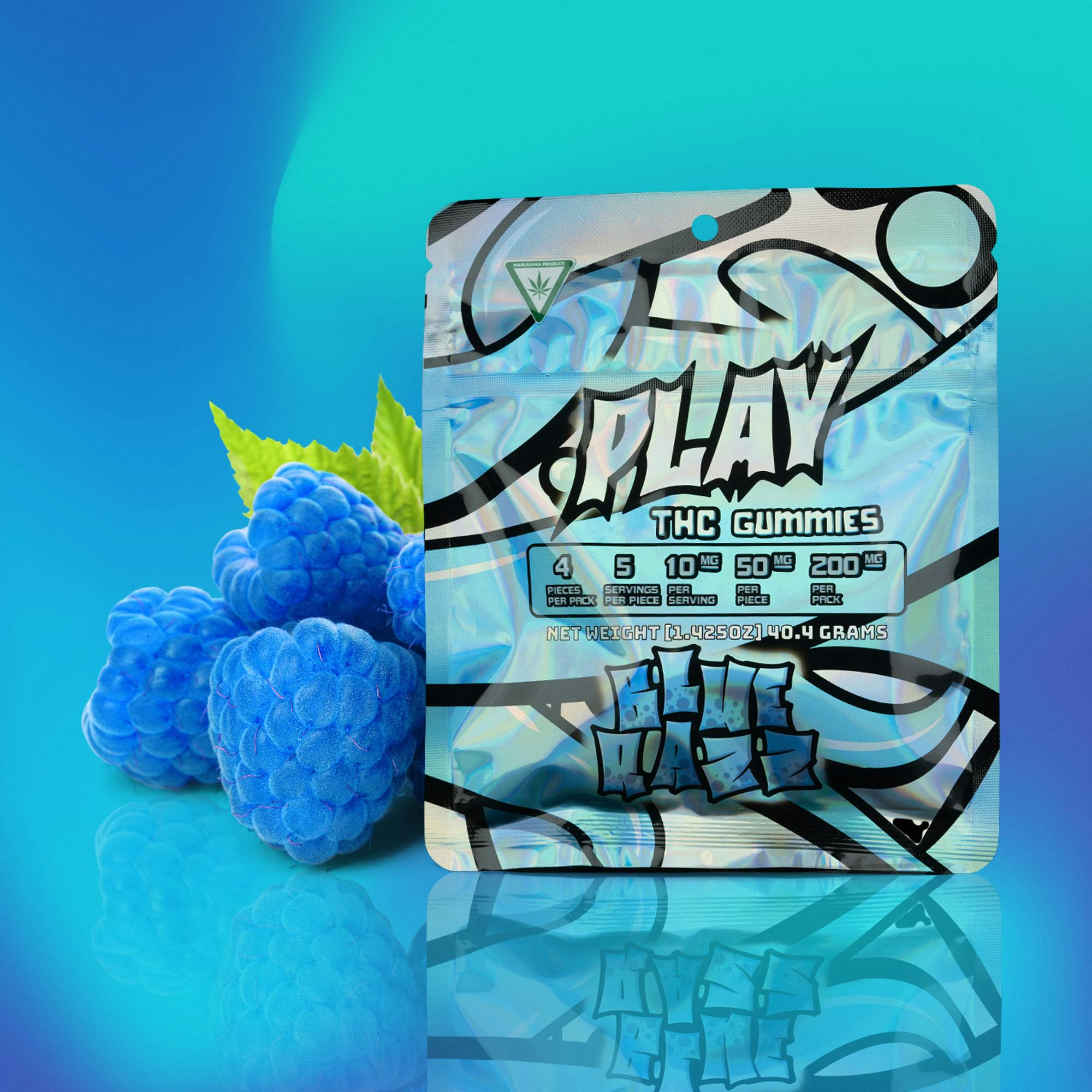 Play - Gummies - (200mg) - **BLUE RAZZ** (8/$20)