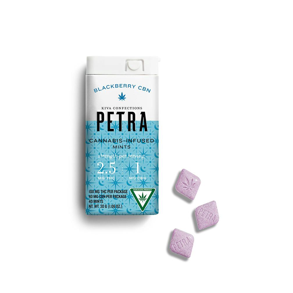 Petra - Mints - (100mg) - 2.5:1 THC+CBN - **BLACKBERRY CBN**