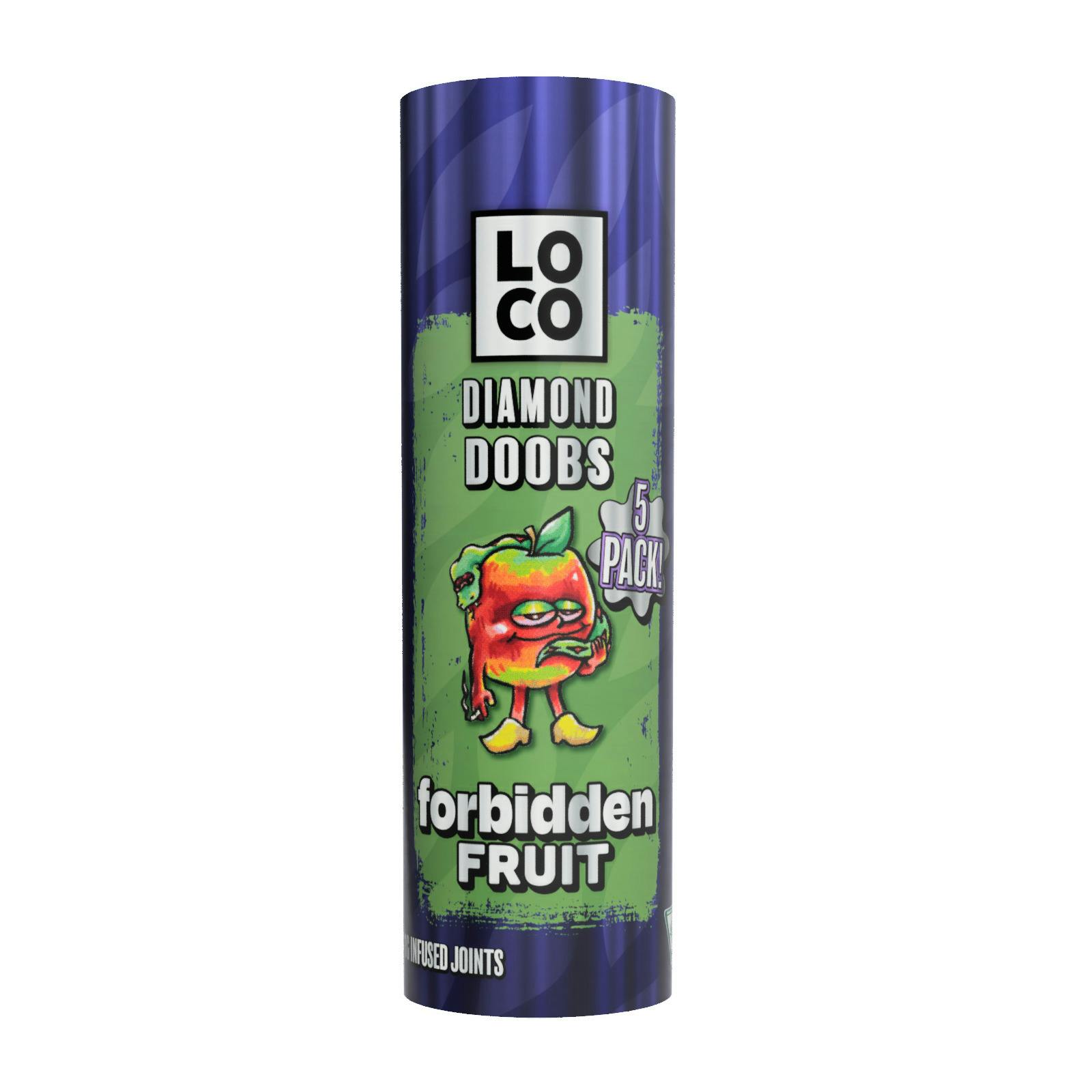 Loco - 5pk 1g Diamond Infused Prerolls - (5g) - **FORBIDDEN FRUIT** (2/$45)