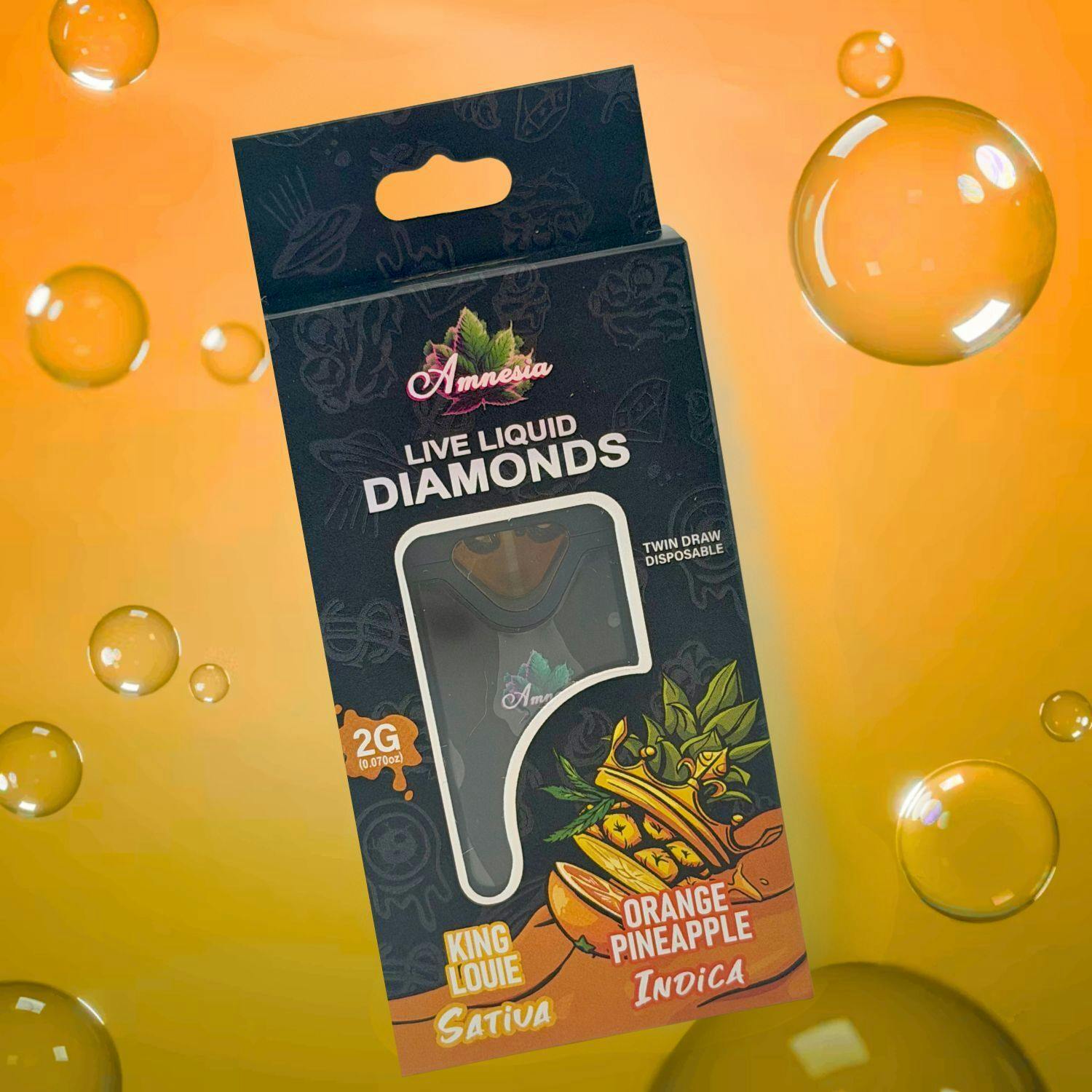 King Louie x Orange Pineapple | Liquid Diamond Disposable | 2g