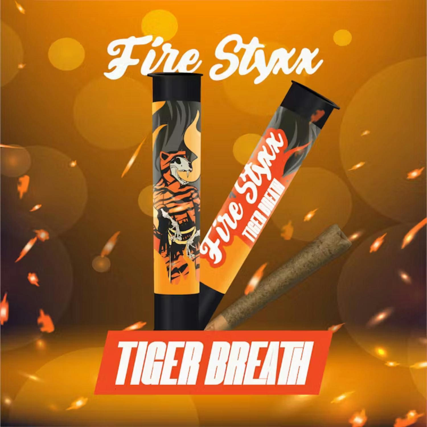 Glorious - Fire Styxx Infused Preroll - (1g) - **TIGERS BREATH** (4/$22)