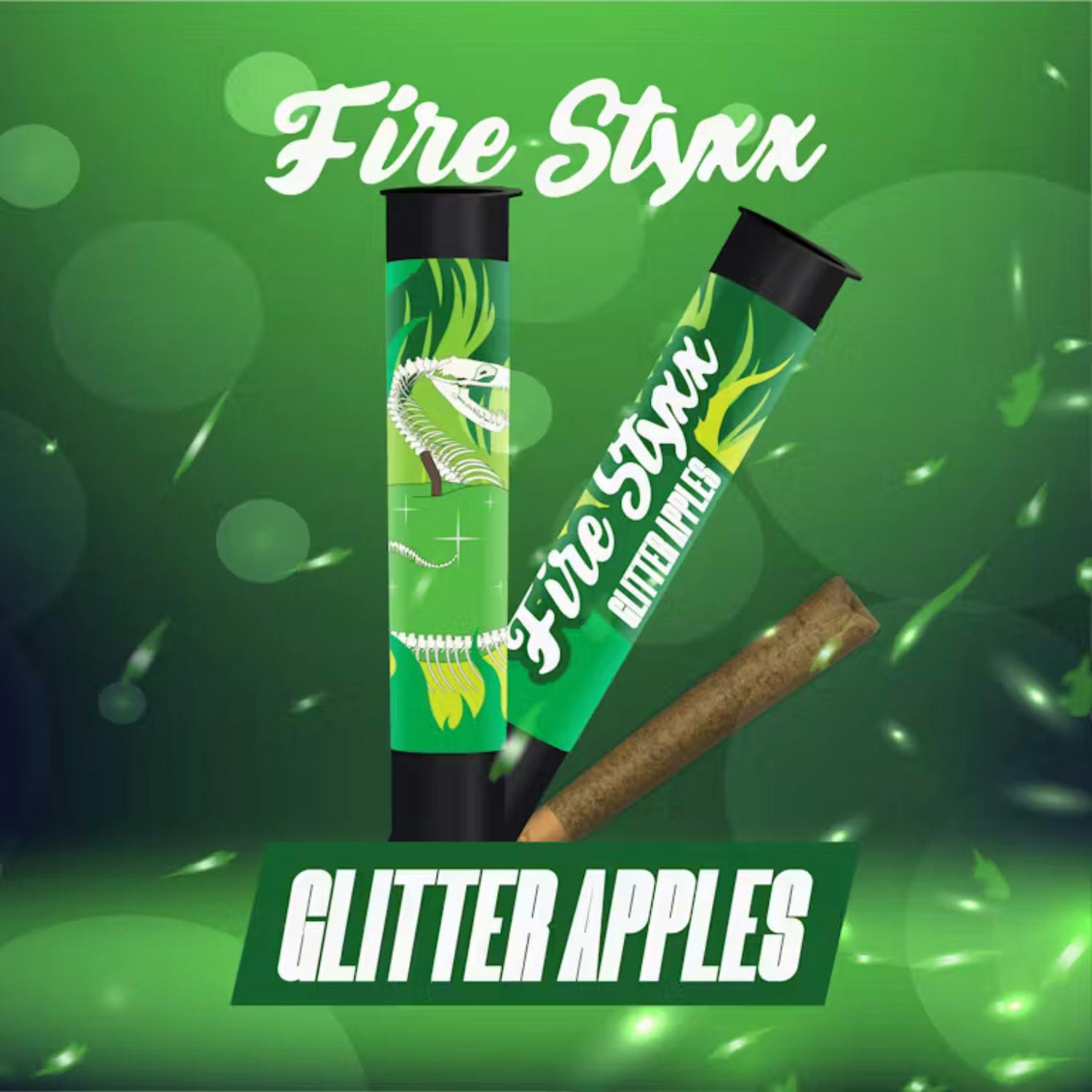 Glorious - Fire Styxx Infused Preroll - (1g) - **GLITTER APPLES** (4/$22)