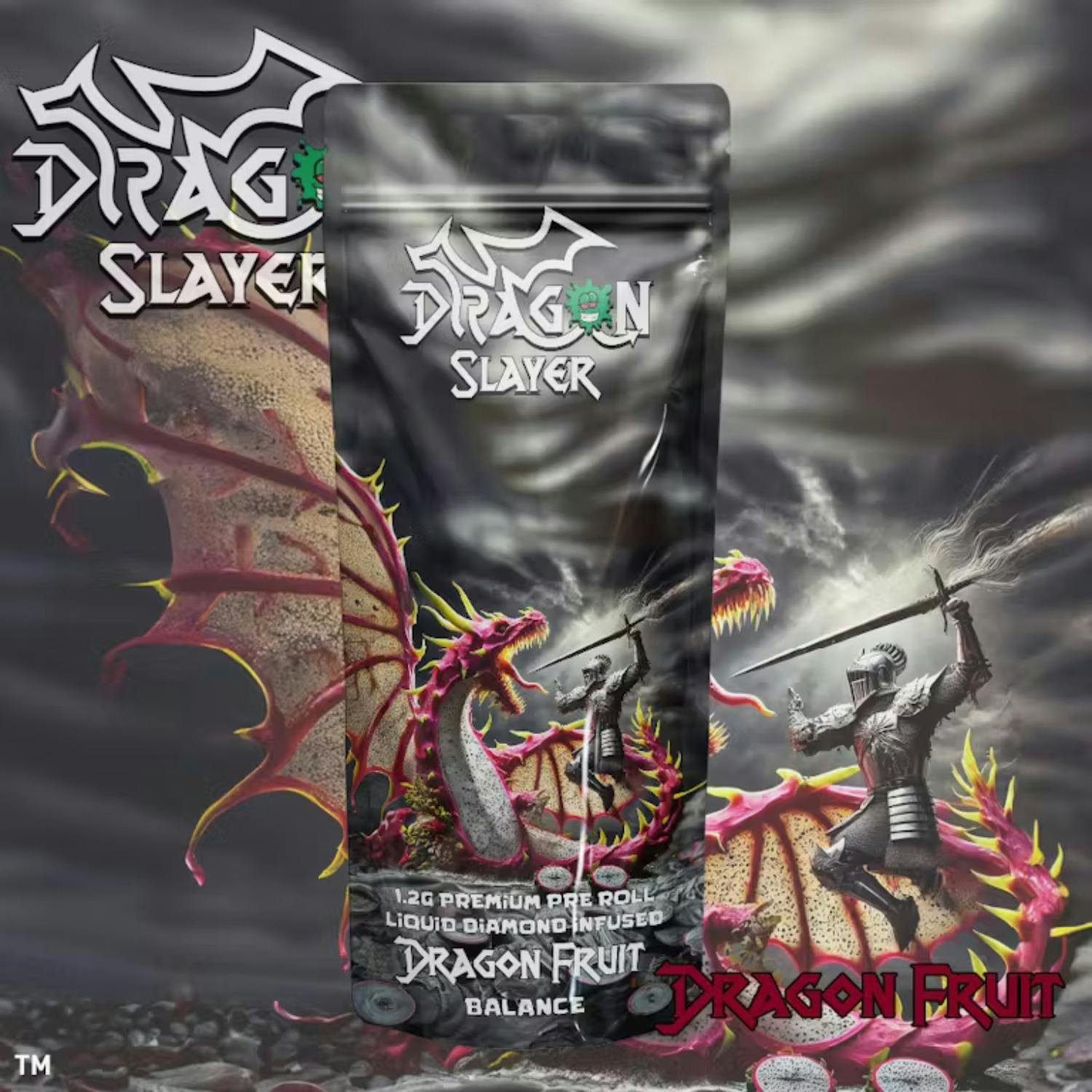 Dragon Slayer - Infused Preroll - (1.2g) - Balance - **DRAGON FRUIT** (5/$15)