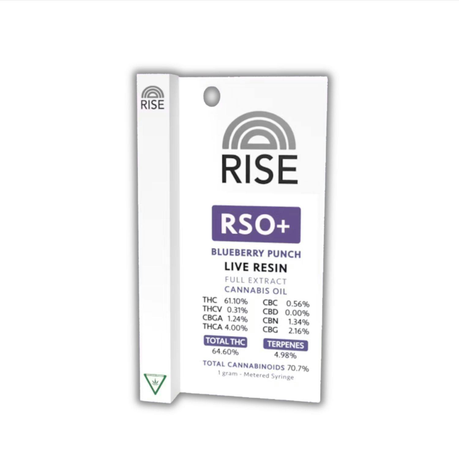 Rise - Live Resin RSO+ - (1g) - **CAP JUNKY**