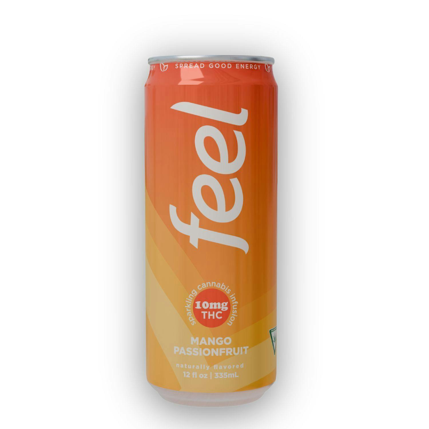 Infused Drinks - (10mg THC + 30mg Caffeine) - **MANGO PASSIONFRUIT**