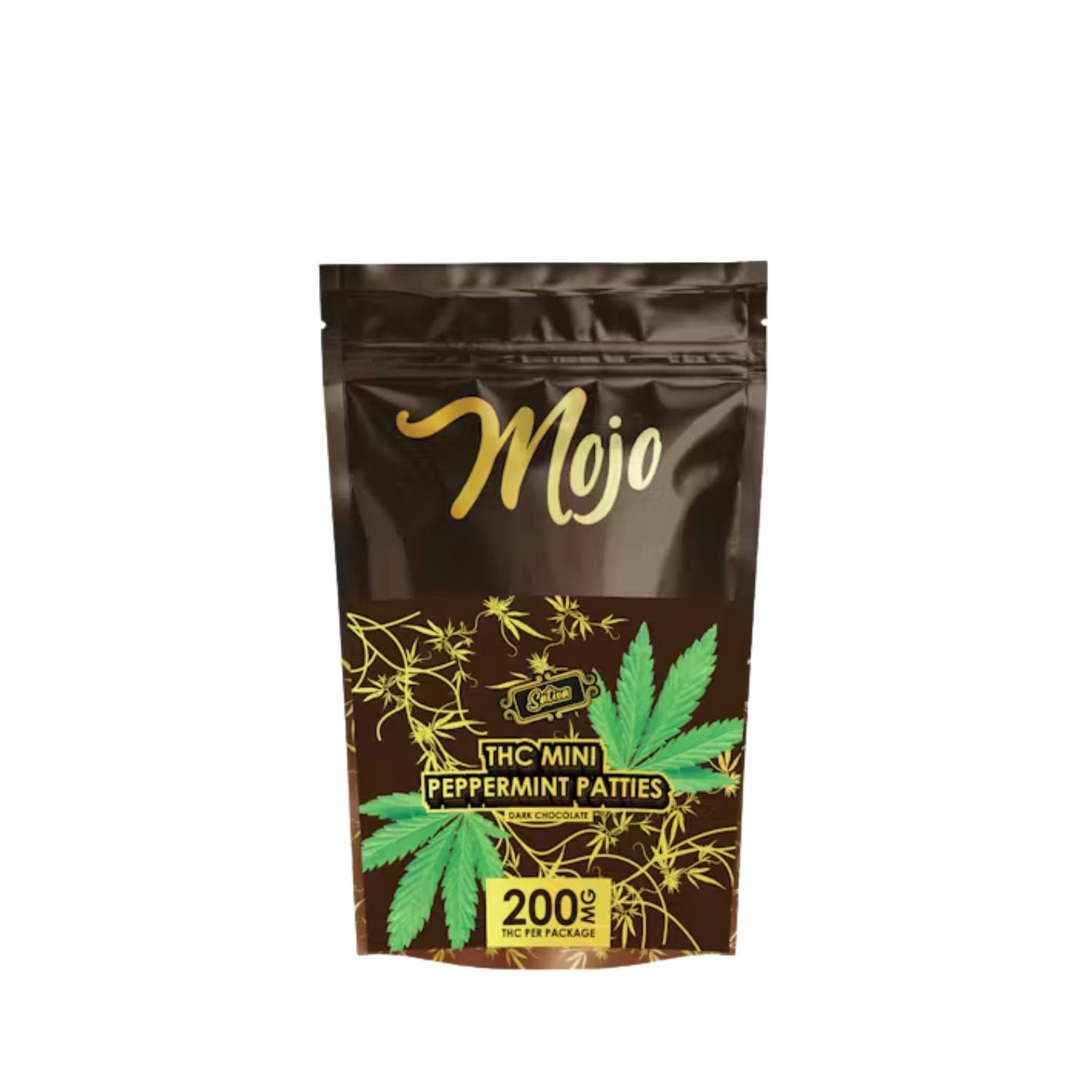 Mojo - Edibles - (200mg) - Sativa - **MINI PEPPERMINT PATTIES** (3/$33)