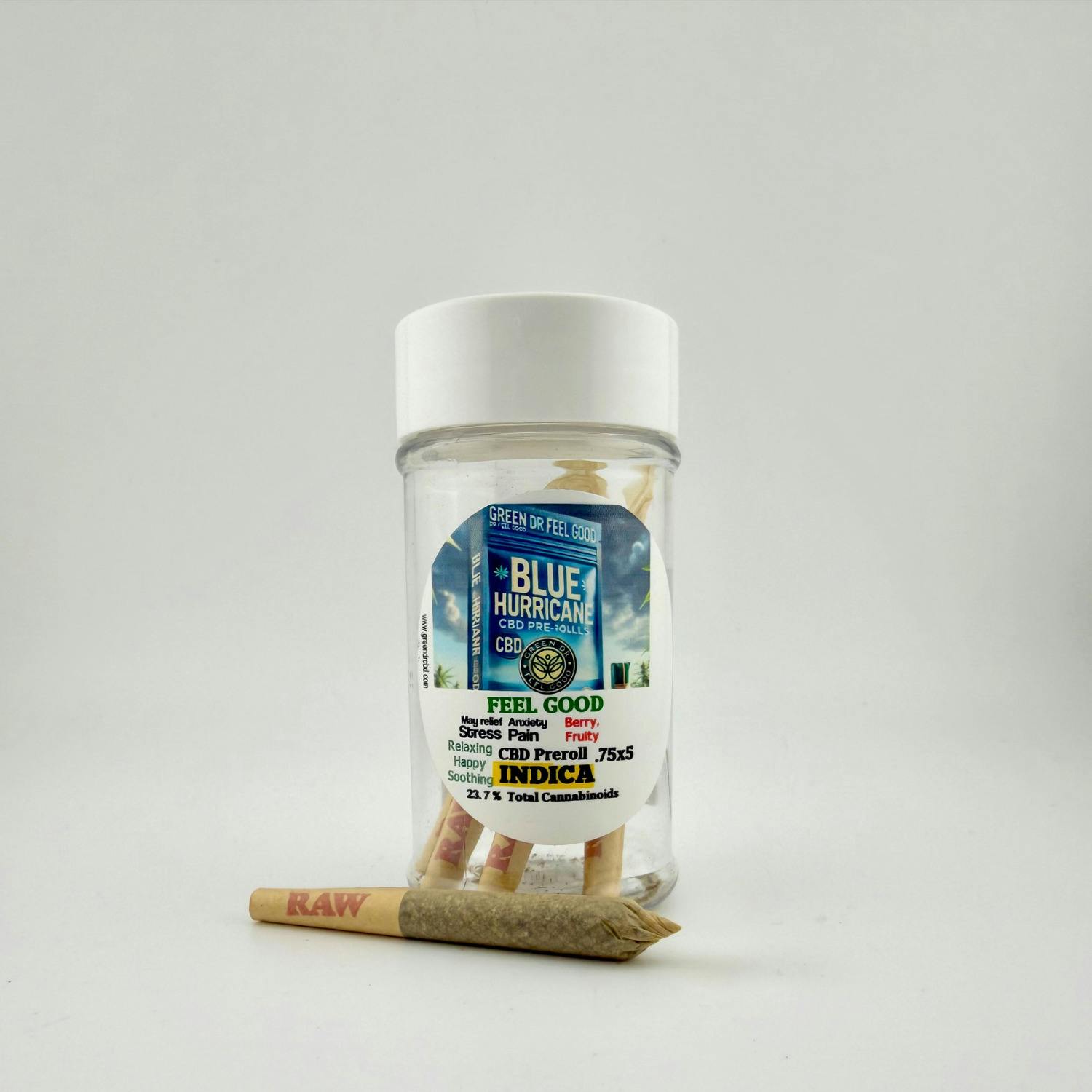 Green Dr. - 5pk .75g CBD Prerolls - (3.75g) - Hybrid - **NYC DIESEL**