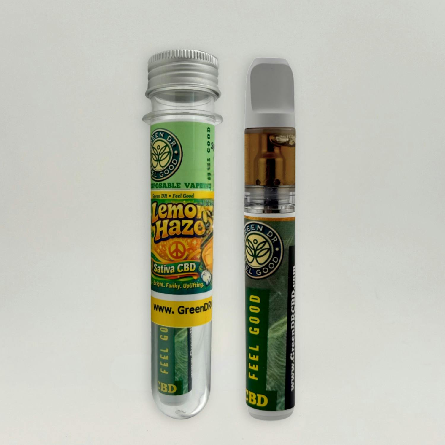 Green Dr. - CBD Disposable Vape - (950mg) - Sativa - **LEMON HAZE**