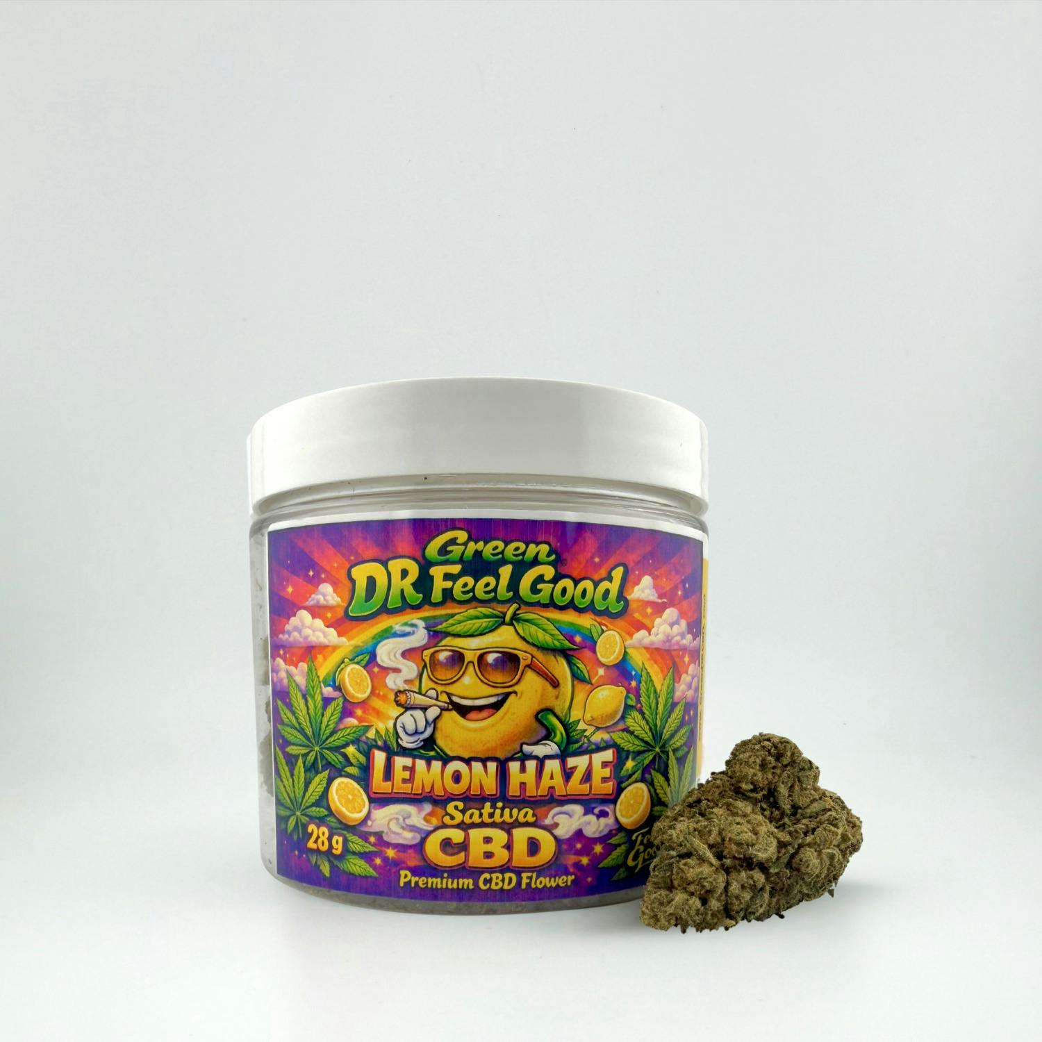 Green Dr. - CBD Prepacked Flower - (28g) - Sativa - **LEMON HAZE**