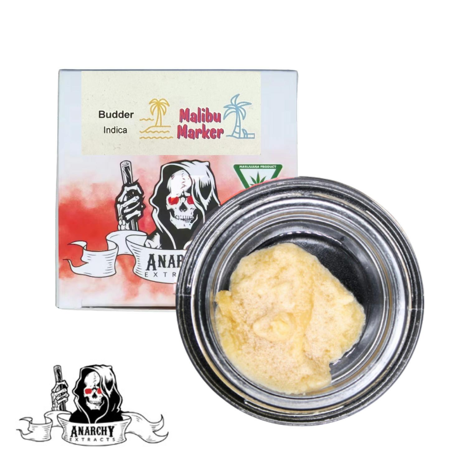 Anarchy Extracts - Budder Baller Bucket - (5g) - Indica - **BLUBERRY ZYRUP** (2/$60)
