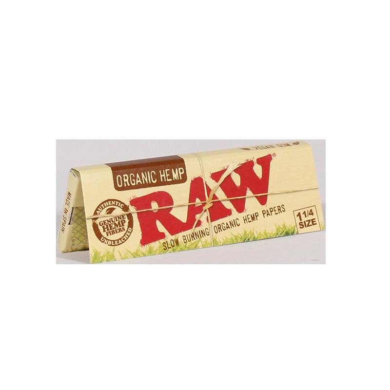 Raw - Organic Hemp Rolling Papers - (1 1/4") - **50pk**