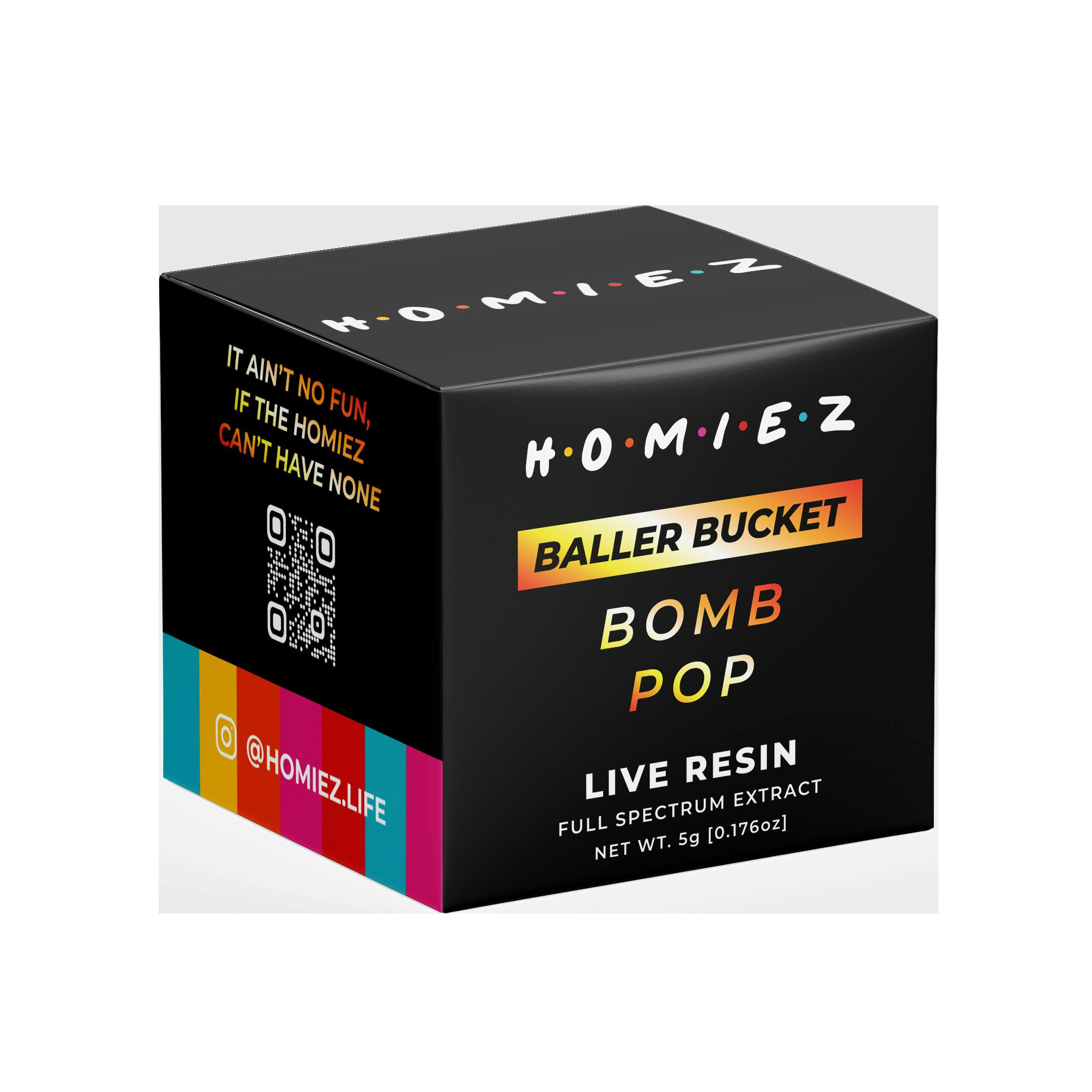Homiez - Live Resin - (1g) - **BOMP POP** (3/$20)