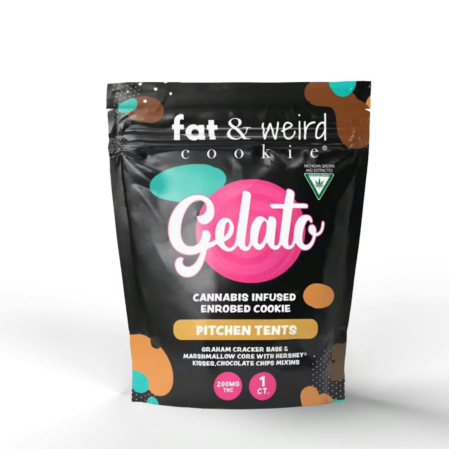 Gelato - Fat & Weird Cookie - (200mg) - **PITCHEN TENTS** (2/$28)