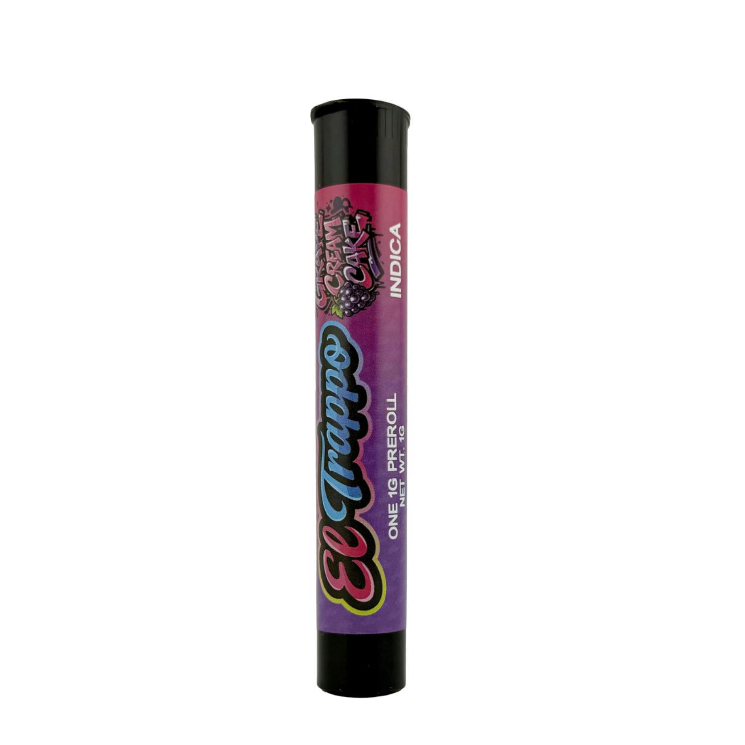 El Trappo - Preroll - (1g) - Indica - **GRAPE CREAM CAKE** (10/$22)