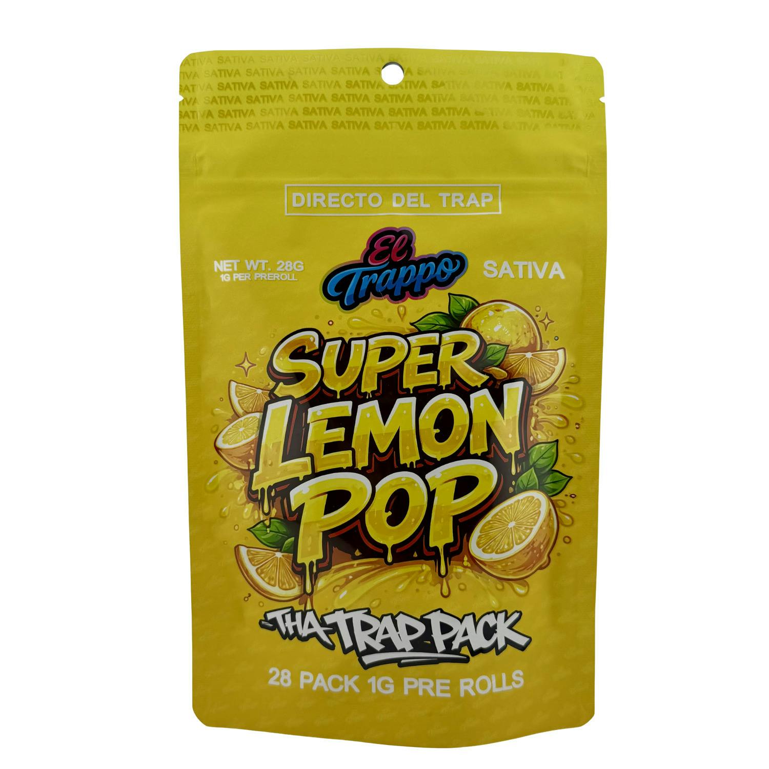 El Trappo - 28pk 1g Preroll - (28g) - Sativa - **SUPER LEMON POP** (2/$90)