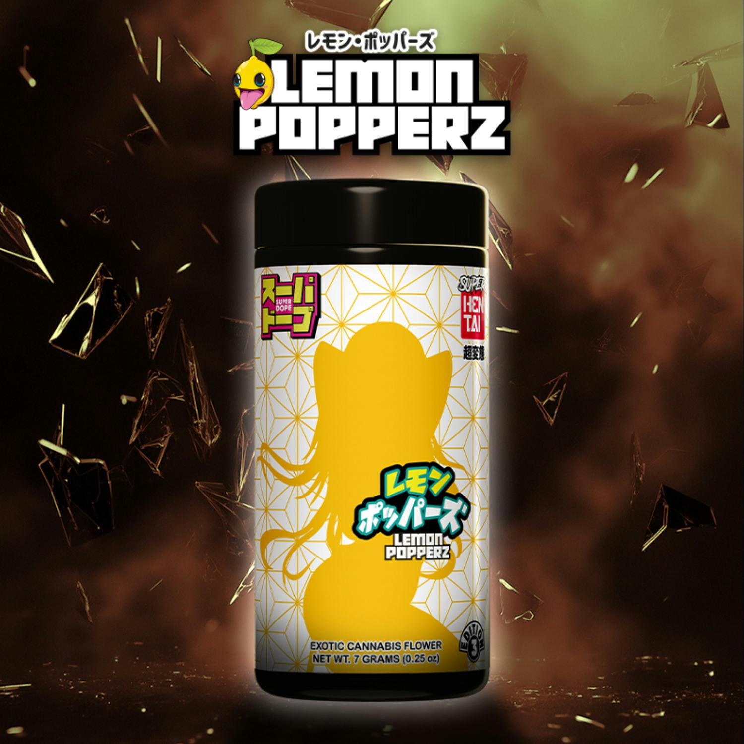Fear of Boof x Super Dope - Pre-Pack Flower - (7g) - **LEMON POPPERZ**
