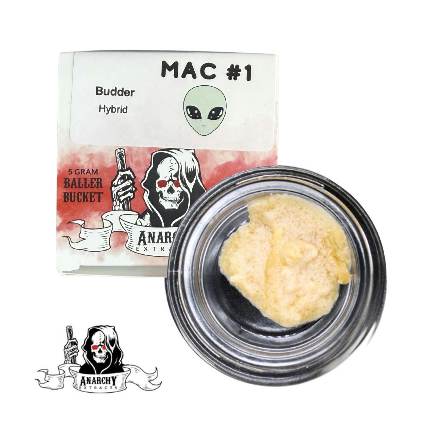 Anarchy Extracts - Budder Baller Bucket - (5g) - Hybrid - **BIRTHDAY CAKE** (2/$60)