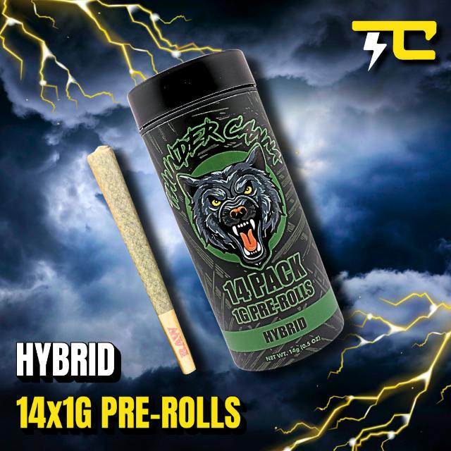 Thunder Canna - 14pk 1g Prerolls - (14g) - Hybrid - **FROSTED TRUFFLE PIE**