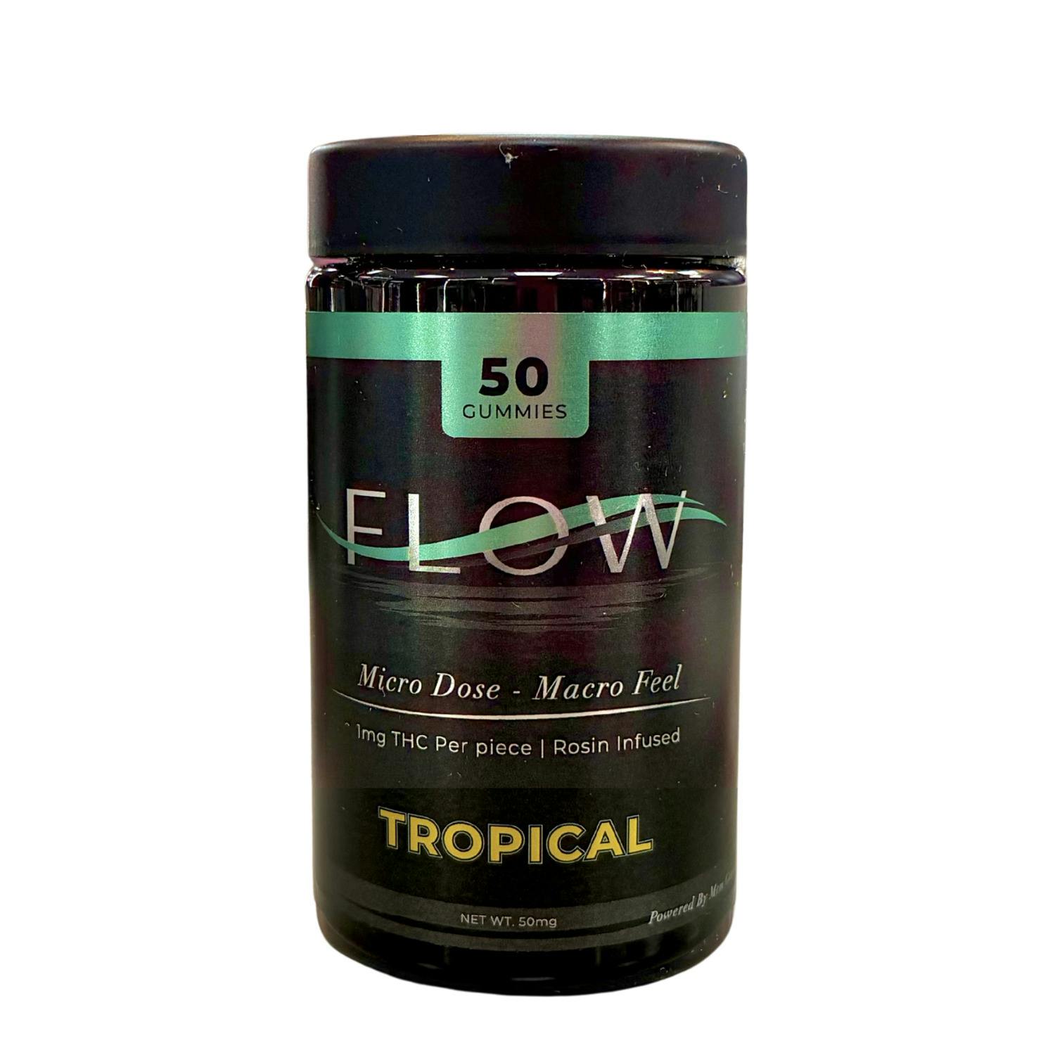Flow - Rosin Gummies - (50mg) - **TROPICAL** (2/$48)