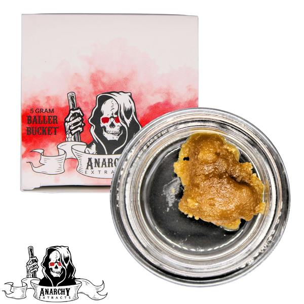 Anarchy Extracts - Sugar Baller Bucket - (5g) - Indica - **DONKEY BUTTER** (2/$60)
