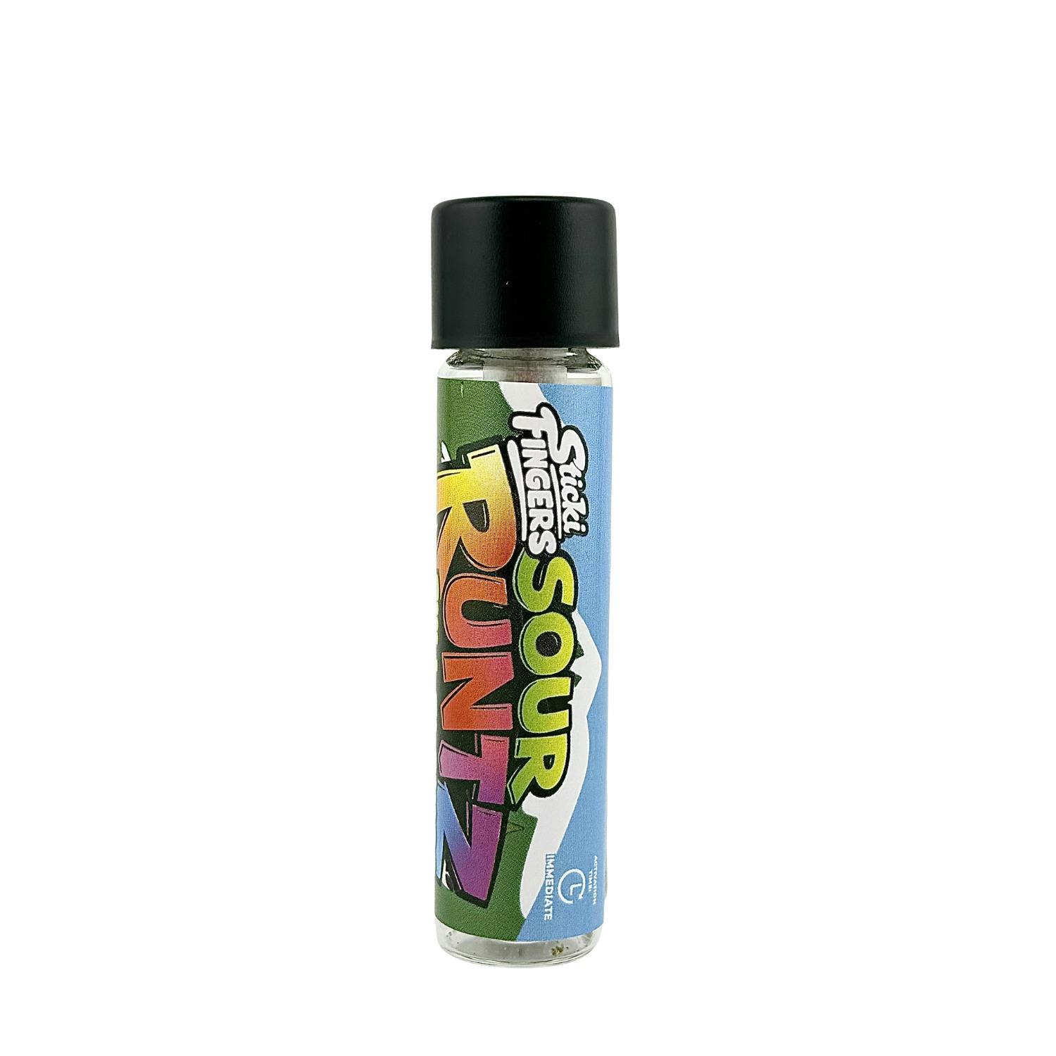 Sticki Fingers - Hand Rolled Preroll - (1.5g) - **SOUR RUNTZ**