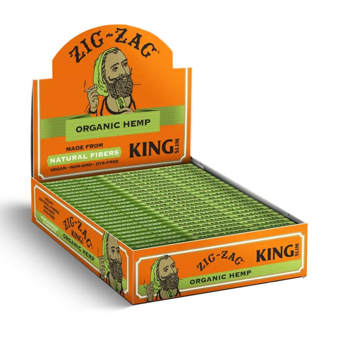 Zig Zag - Organic Hemp King Slim Papers - **32pk**