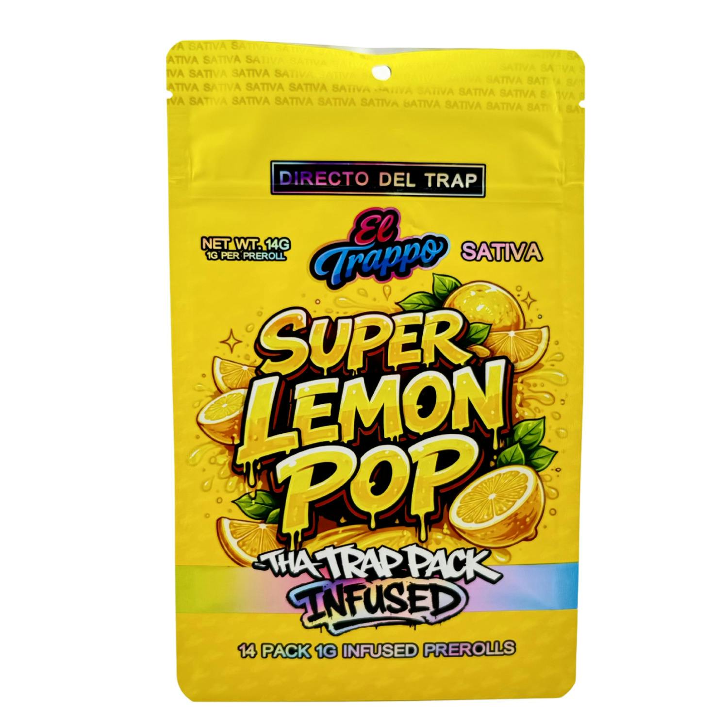 El Trappo - 14pk 1g Infused Prerolls - (14g) - Sativa - **SUPER LEMON POP**