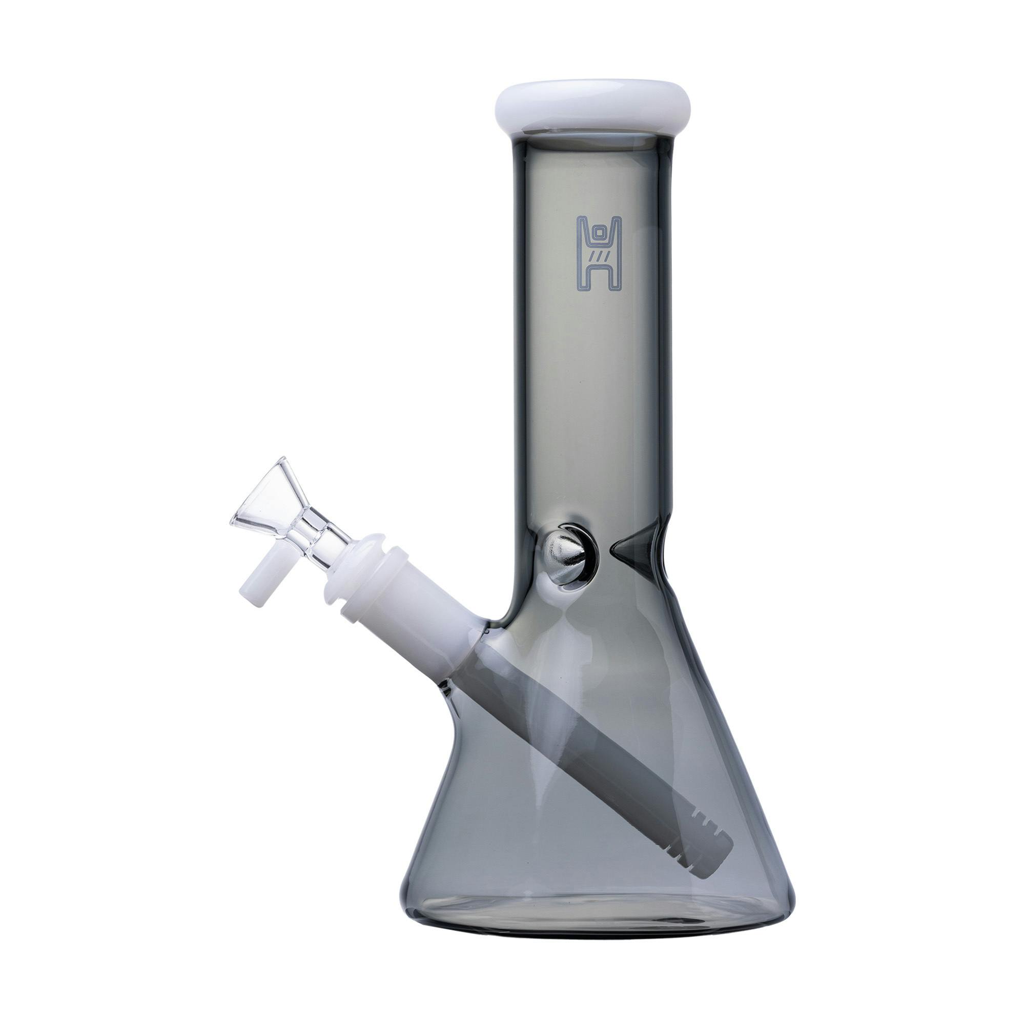 Human Grade - 9" Beaker - (14mm) - **SMOKE**