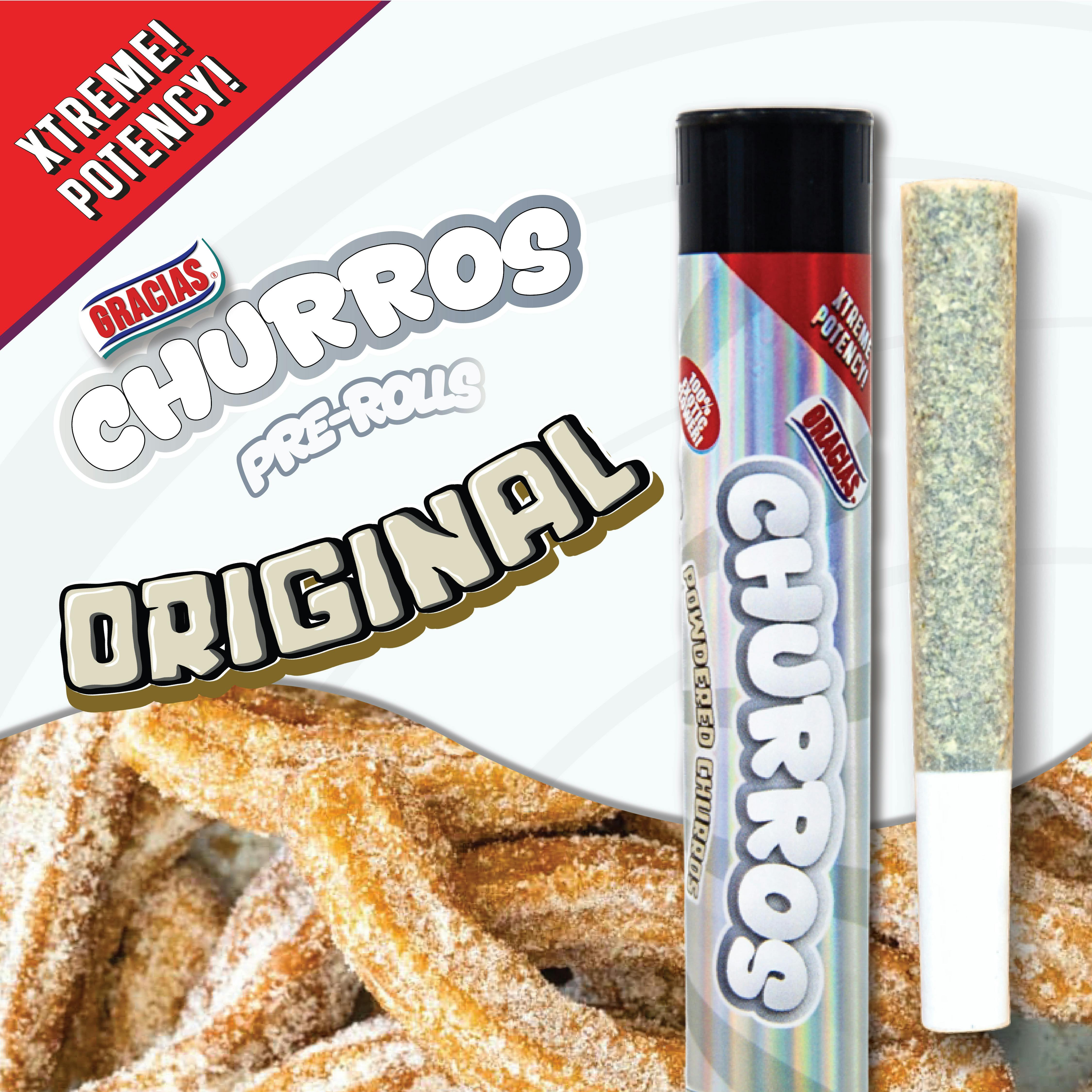 Gracias Churros - Hand Rolled Infused Preroll - (1.5g) - **ORIGANAL** (3/$25)