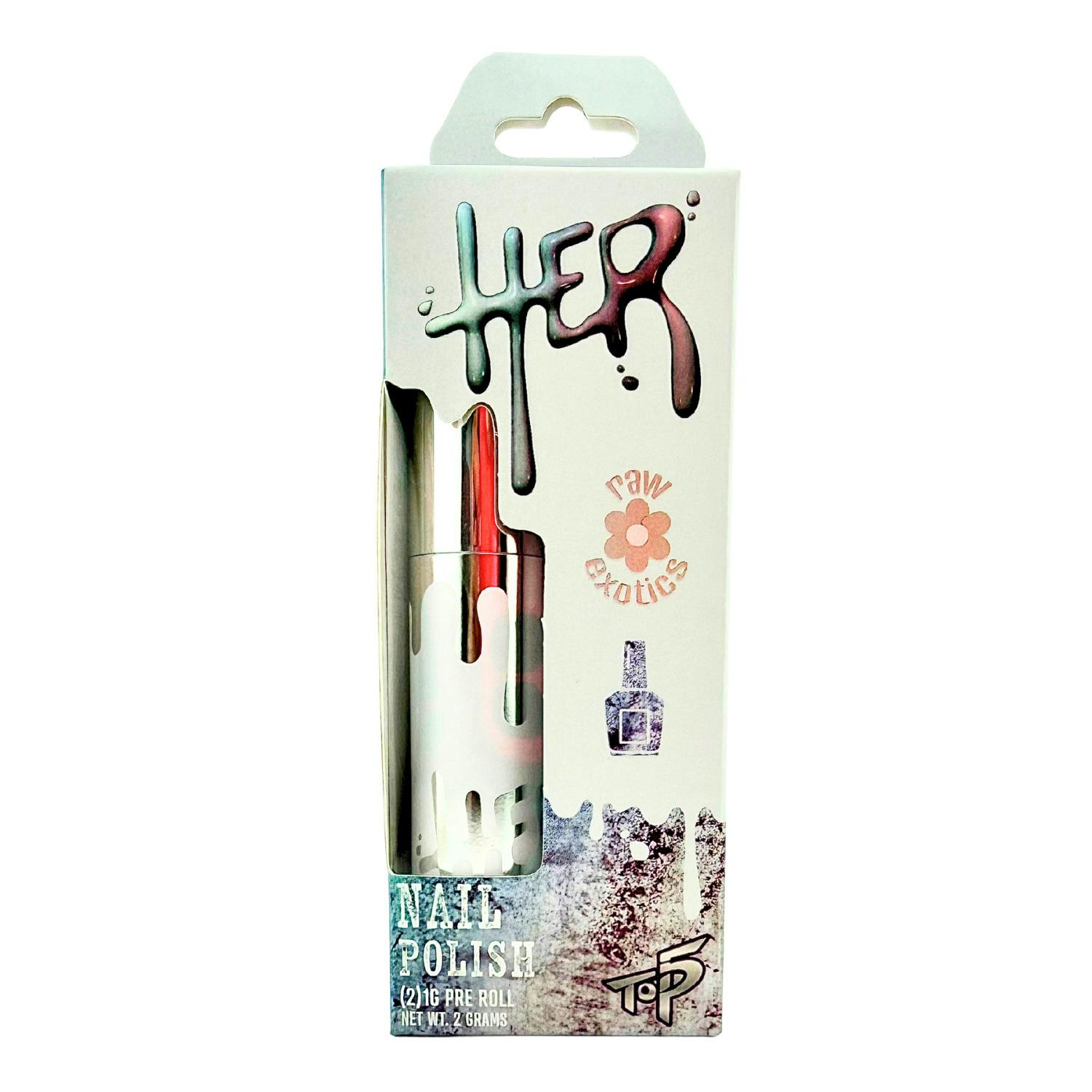 Her - 2pk 1g Prerolls - (2g) - **NAIL POLISH** (2/$35)