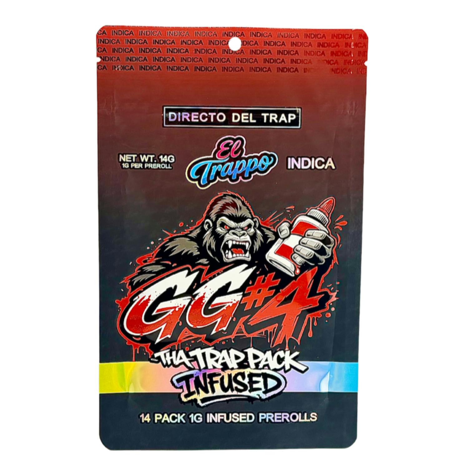El Trappo - 14pk 1g Infused Prerolls - (14g) - Indica - **GG4**
