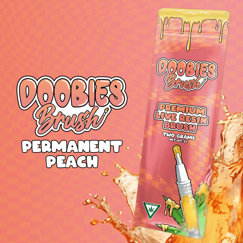 Doobies - Baller Brush - (2g) - **PERMANENT PEACH** (2/$30)