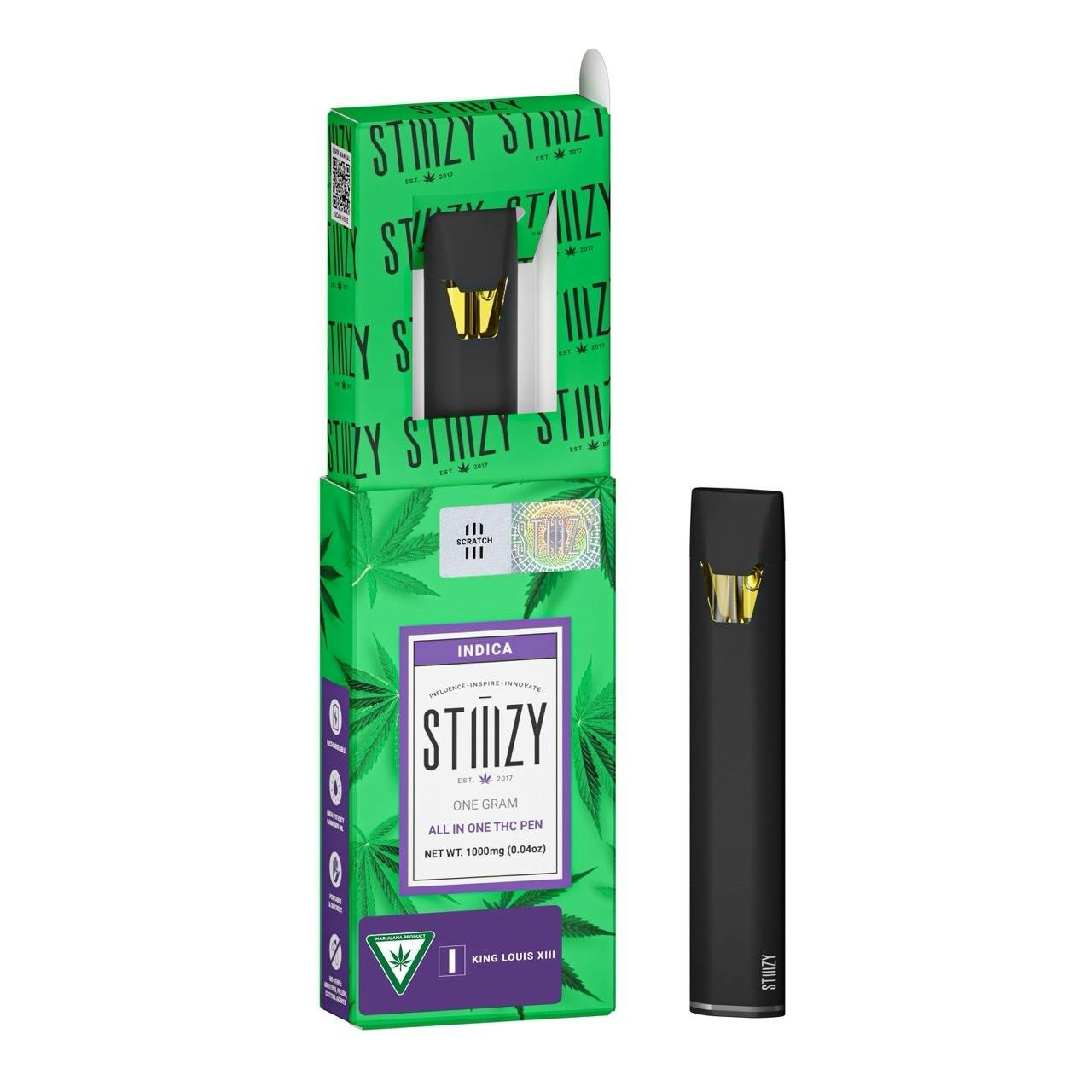 Stiiizy - AIO - (1g) - Indica - **KING LOUIS XIII** (2/$30)