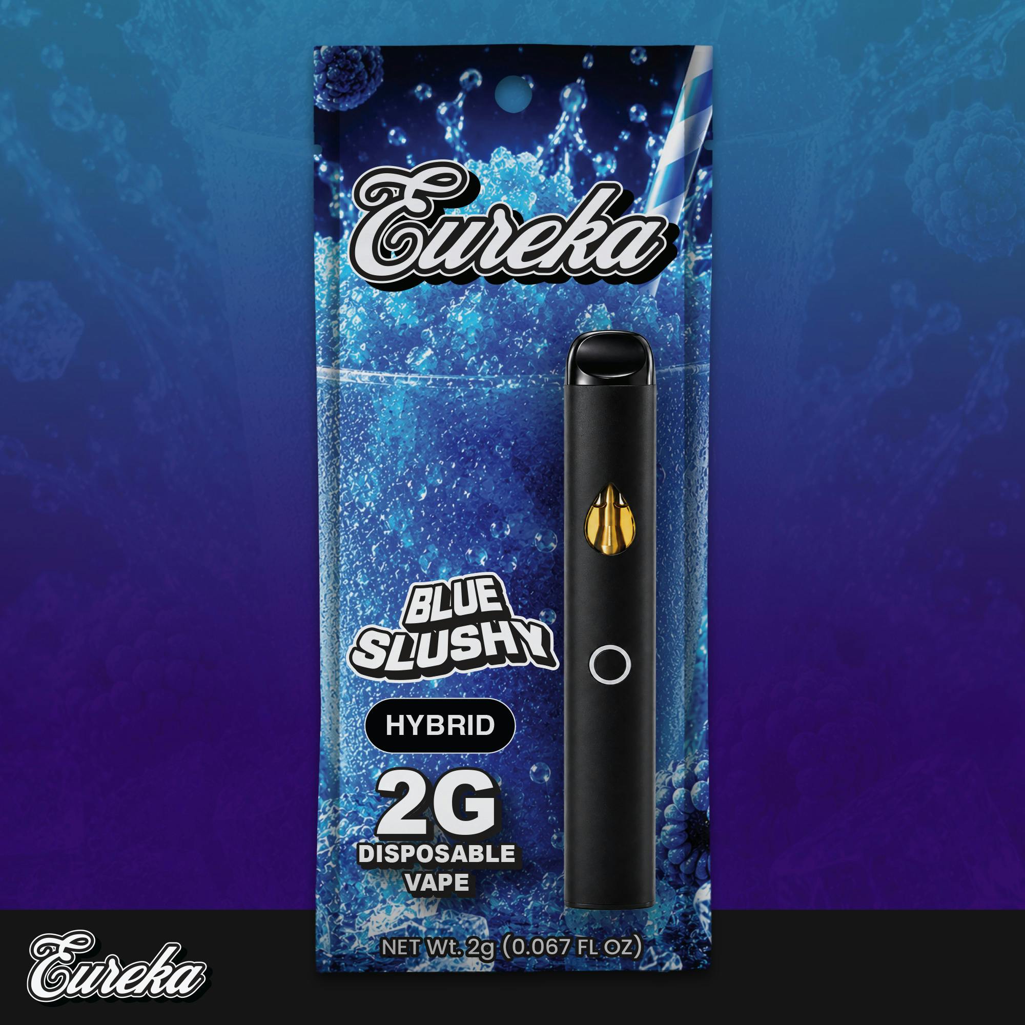 Eureka - Disposable Vape - (2g) - Hybrid - **BLUE SLUSHY** (2/$24)