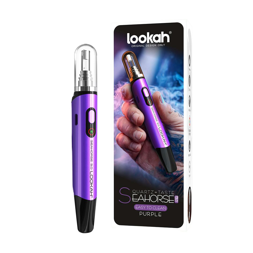 Lookah - Seahorse 3.0 Nectar Collector - **PURPLE**