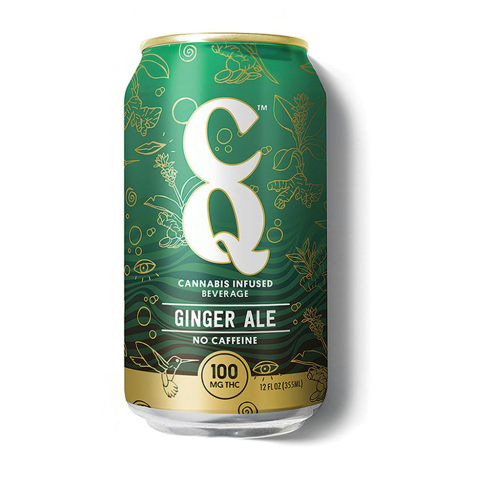 CQ - Infused Drinks - (100mg) - **GINGER ALE**