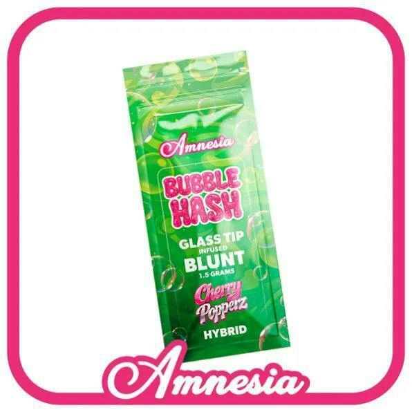 Amnesia - Bubble Hash Infused Blunt - (1.5g) - Hybrid - **CHERRY POPPERZ** (2/$32)