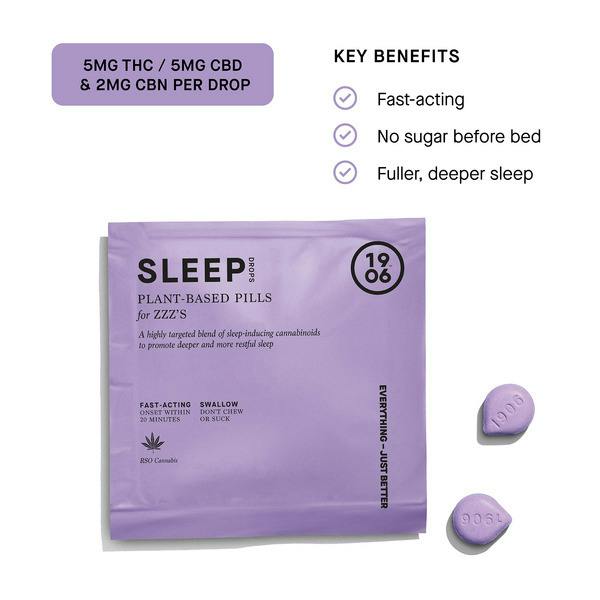 1906 Drop Pouch - Sleep for ZZZ's - 2 Pack at New York City Cannabis Exchange