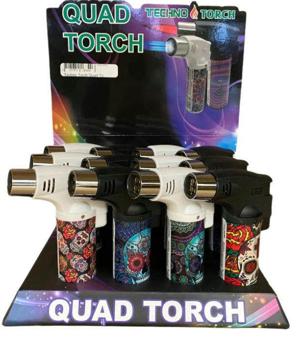 Slant Quadruple Torch Lighter