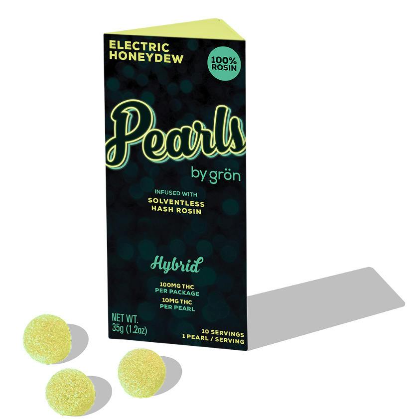 Gron - Electric Honeydew Pearls Rosin - THC - Hybrid