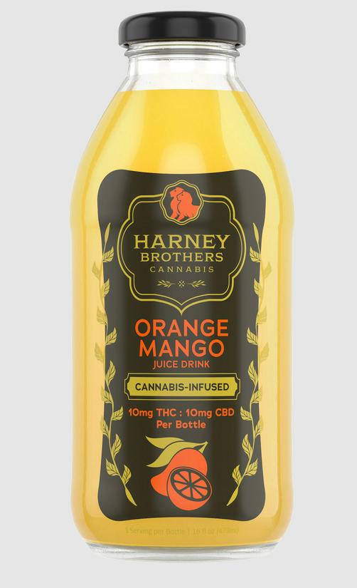 Harney Brother Cannabis - Orange Mango Juice Bottle - 10mg
