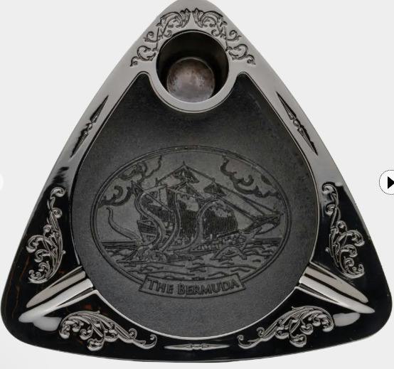 King Palm "The Bermuda" Metal Ashtray