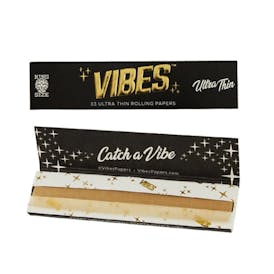 Vibes | Ultra Thin Rolling Papers | 1 1/4 Size - 50pk