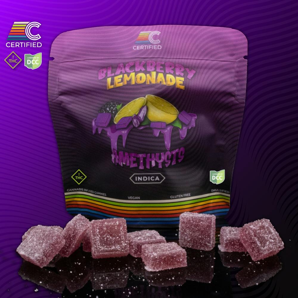Certified - Blackberry Lemonade Amethysts - [100mg]
