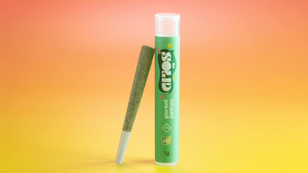 The Solid - Strawberry Bubbles - Infused Pre-Roll - [1g]